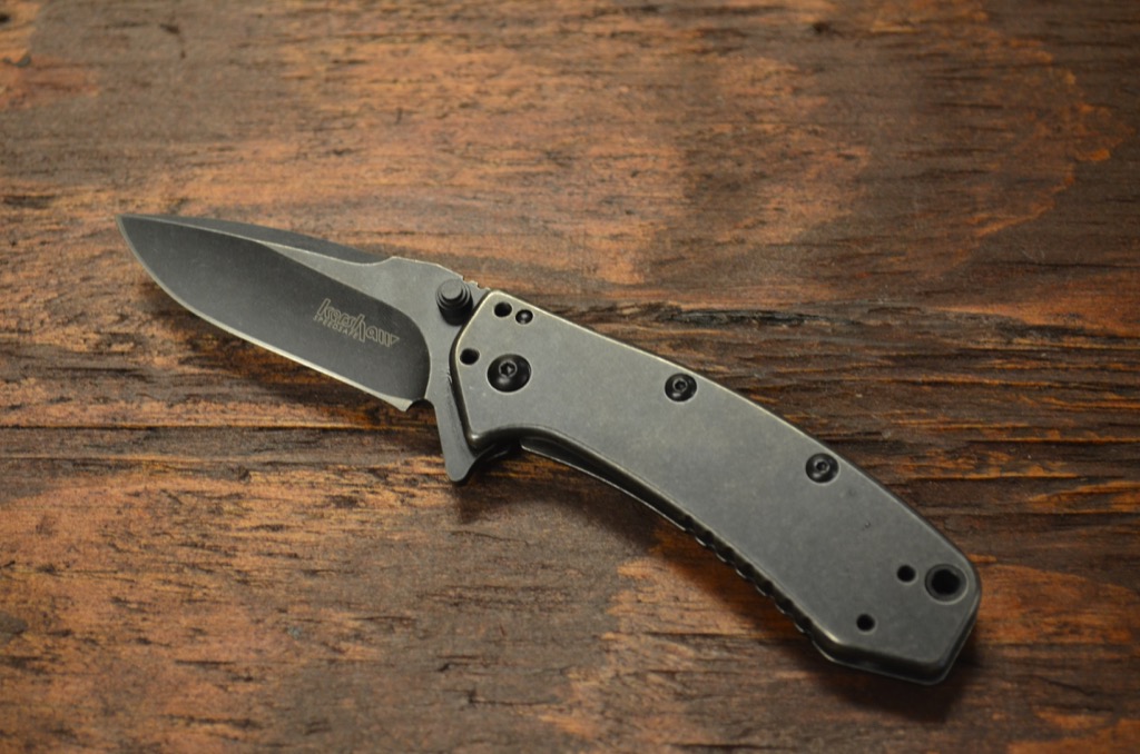 Kershaw Cryo Folding Knife – BlackWash – Knife Place