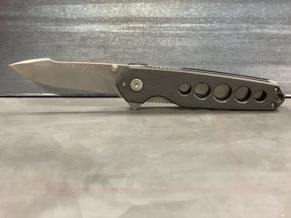 Buck 883 Code 3 Alpha Crosslock Double Blade Knife